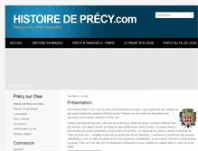 Tablet Screenshot of histoiredeprecy.com